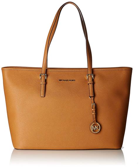 michael kors jet set travel large commuter tote|michael kors saffiano tote bag.